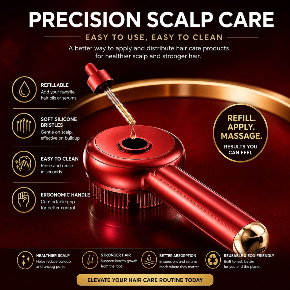 ManeRitual™  Scalp Oil Massage Brush