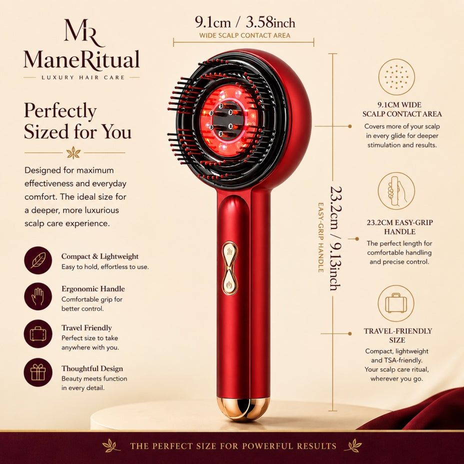 ManeRitual™  Scalp Oil Massage Brush