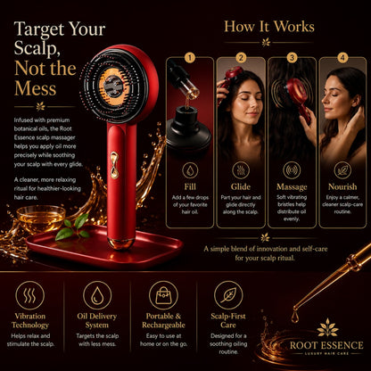 ManeRitual™  Scalp Oil Massage Brush